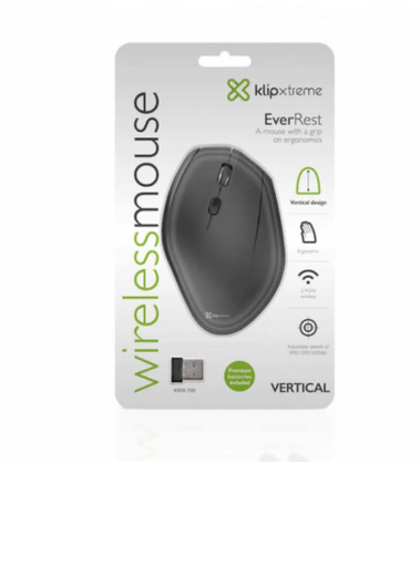 [003436] Mouse Klipx Kmw-390 Vertical Ergonomico Inhalambrico